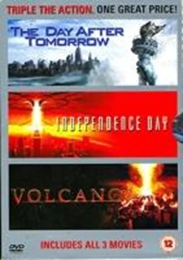 The Day After Tomorrow / Independence Day / Volcano Tommy Lee Jones 2004 DVD