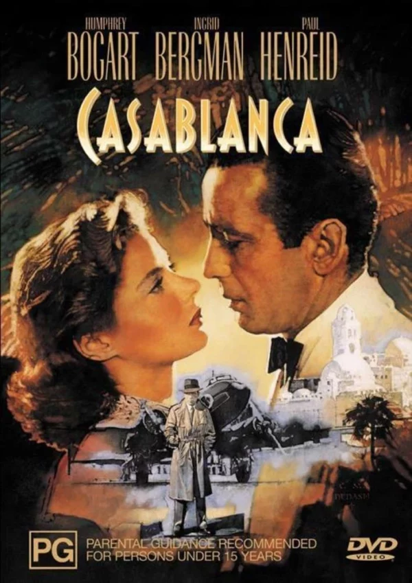 CASABLANCA Ingrid Bergman 2000 DVD Top-quality Free UK shipping