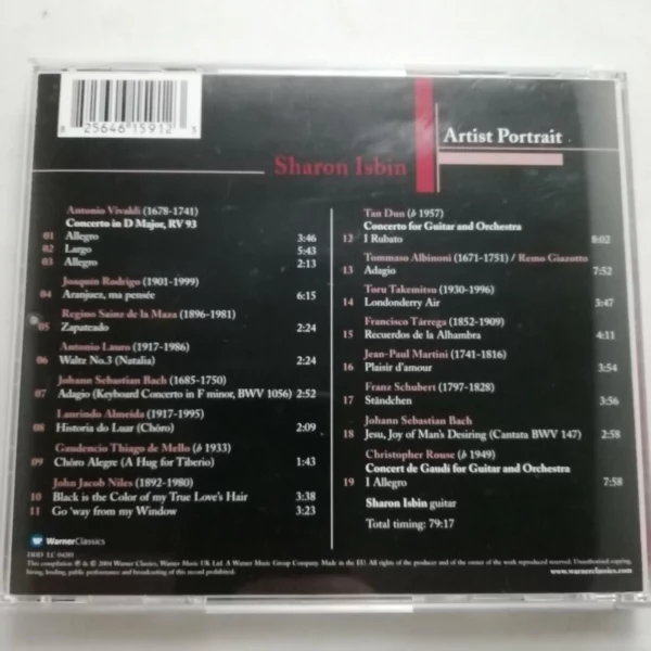 Artist Portrait Sharon Isbin 2004 CD Top-quality Free UK shipping