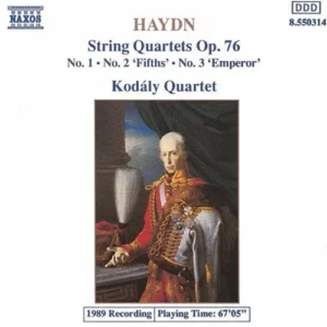 Haydn: String Quartets Op. 76 Nos. 1-3 Kodaly Quartet 1991 CD Top-quality