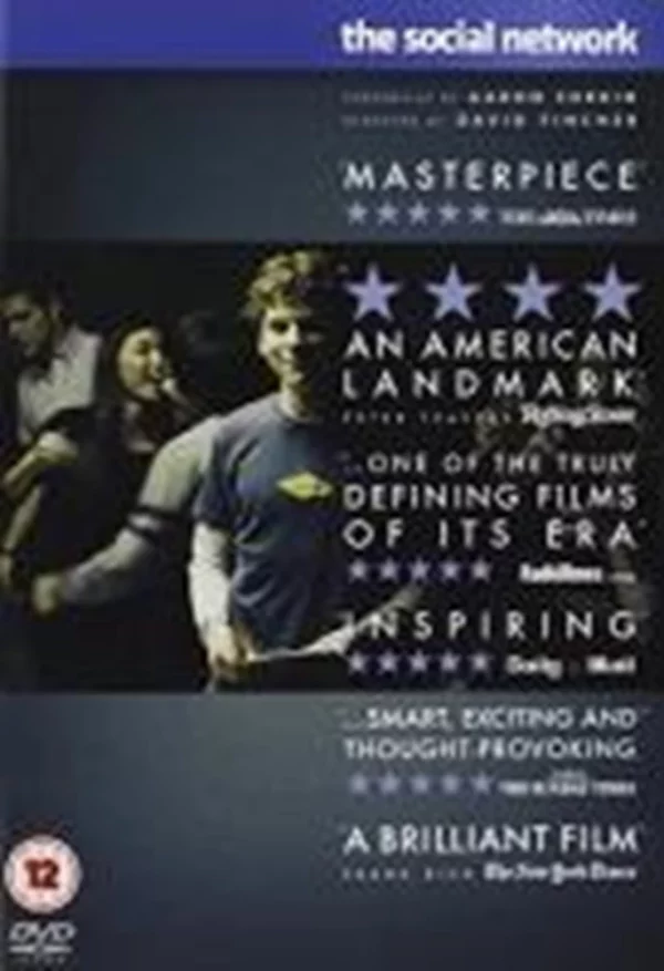 The Social Network Jesse Eisenberg 2011 DVD Top-quality Free UK shipping