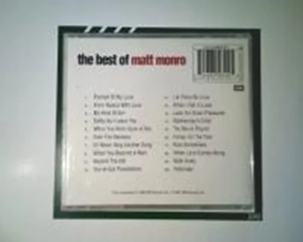 The Best of Matt Monro Matt Monro 1995 CD Top-quality Free UK shipping