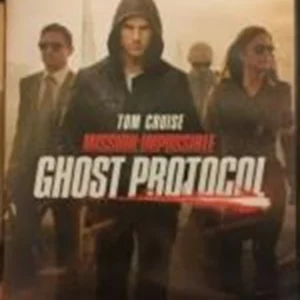 Mission Impossible: Ghost Protocol Tom Cruise 2012 DVD Top-quality