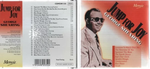 Jump for Joy George Shearing 1999 CD Top-quality Free UK shipping