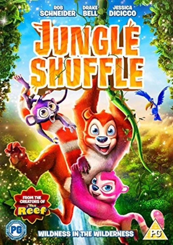 Jungle Shuffle Drake Bell, Jessica DiCicco, Brianne Brozey 2016 DVD Top-quality