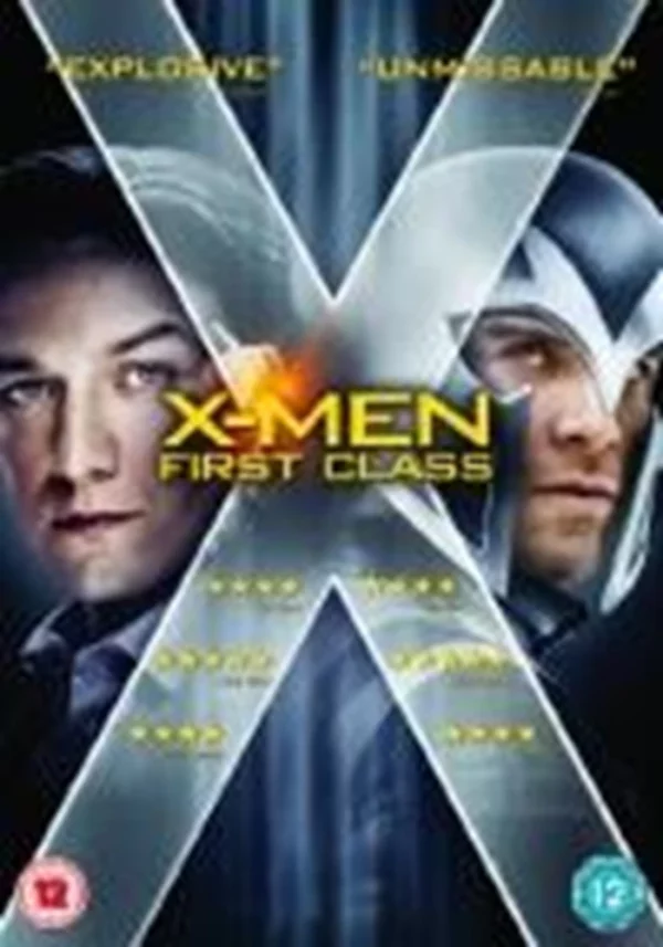 X-Men: First Class Michael Fassbender 2012 DVD Top-quality Free UK shipping