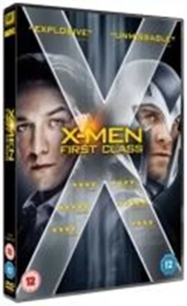 X-Men: First Class Michael Fassbender 2012 DVD Top-quality Free UK shipping