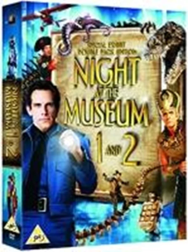 Night At The Museum 1 & 2 Ben Stiller 2009 DVD Top-quality Free UK shipping