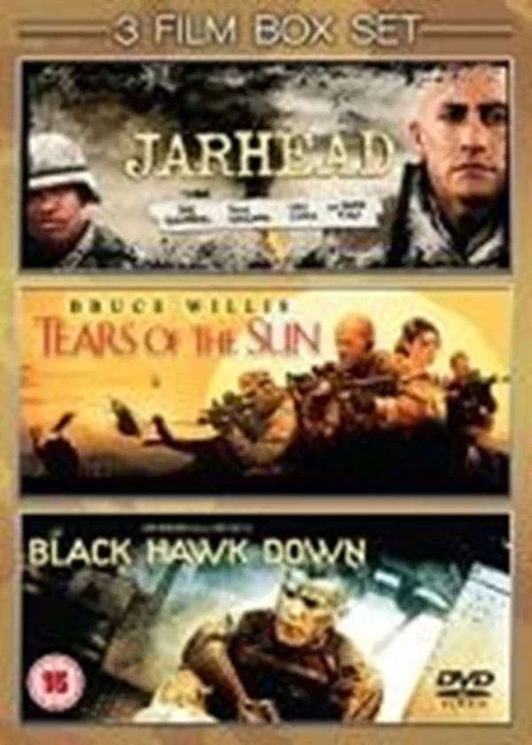 Black Hawk Down/Jarhead/Tears Of The Sun Bruce Willis 2009 DVD Top-quality