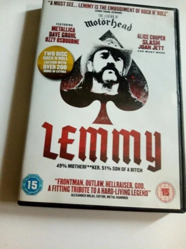 Lemmy Greg Olliver 2011 DVD Top-quality Free UK shipping