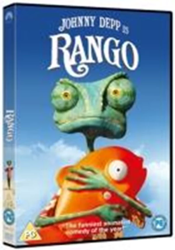 Rango Johnny Depp 2011 DVD Top-quality Free UK shipping