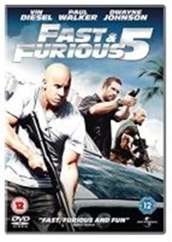 Fast & Furious 5 Dwayne Johnson 2011 DVD Top-quality Free UK shipping