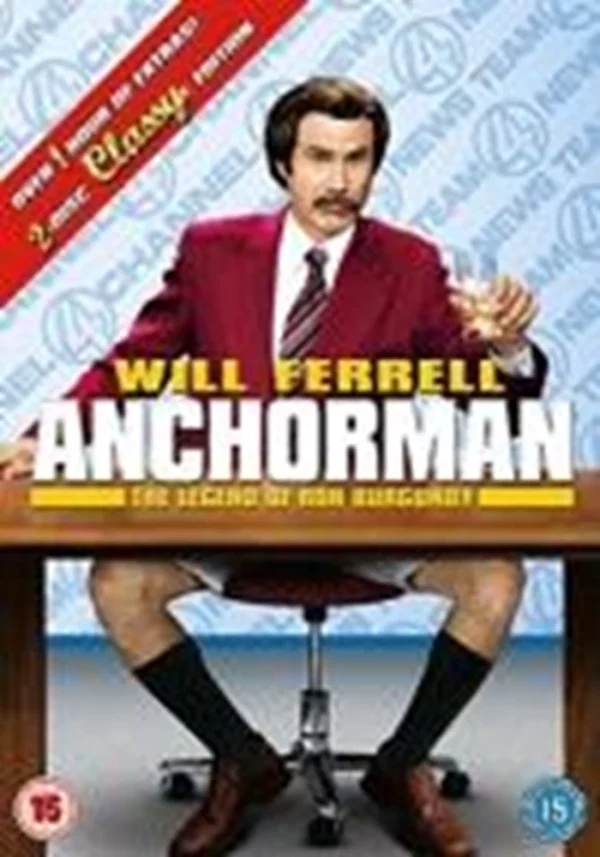 Anchorman - The Legend Of Ron Burgundy Will Ferrell 2013 New DVD Top-quality