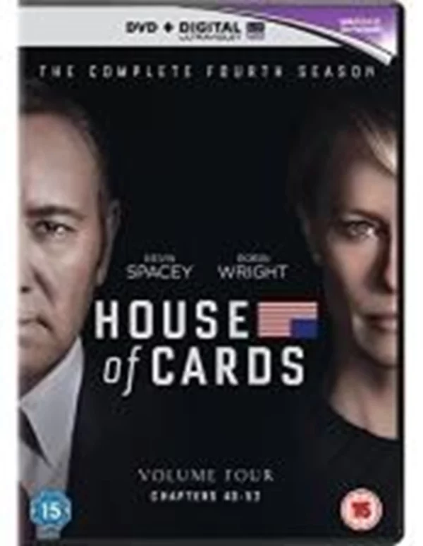 House Of Cards: Season 4 Kevin Spacey 2016 DVD Top-quality Free UK shipping