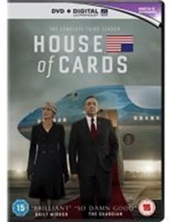 House Of Cards: The Complete Third Season Kevin Spacey 2015 DVD Top-quality