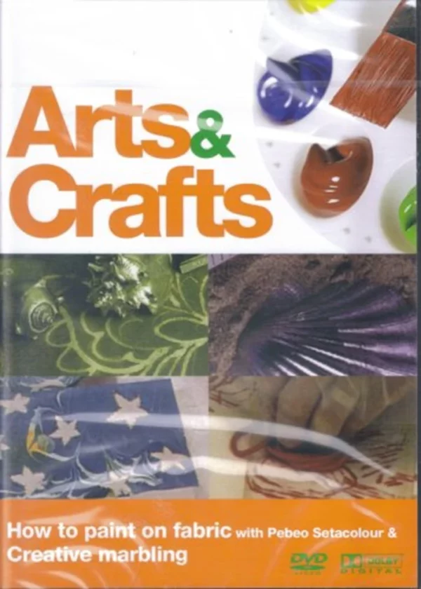 Arts & Crafts: How To Paint On fabric and Creative Marbling 2006 DVD