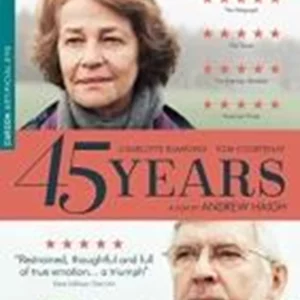 45 Years Charlotte Rampling 2016 DVD Top-quality Free UK shipping