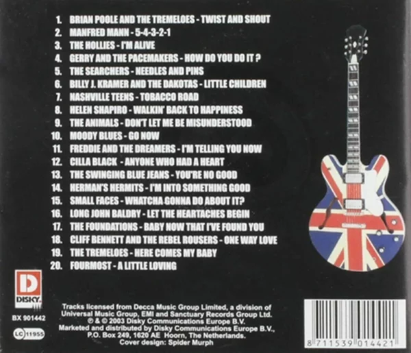 60s UK Invasion of Pop Music CD1 The Britpack 2003 CD Top-quality