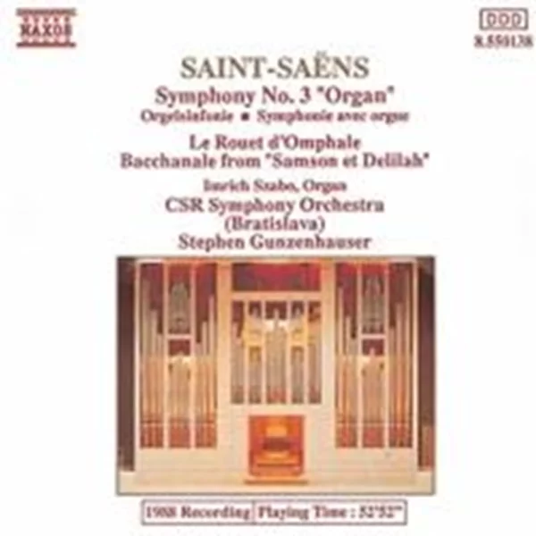 Saint-Saens: Symphony No. 3 Szabo/gunzenhauser/csr Symph. 1988 CD Top-quality