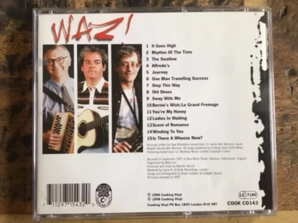 WAZ! Dave Whetstone 1998 CD Top-quality Free UK shipping