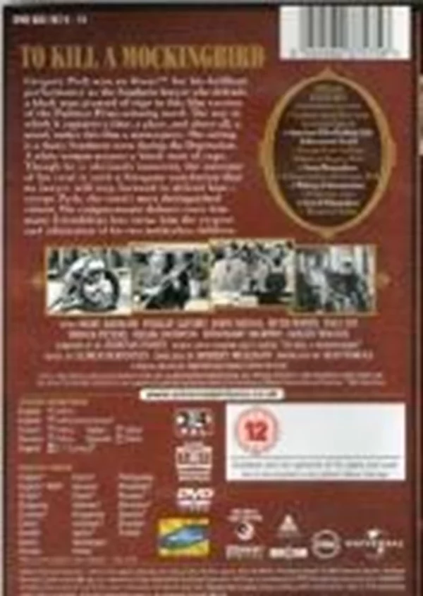 To Kill A Mockingbird Gregory Peck Special Edition 2005 DVD Top-quality
