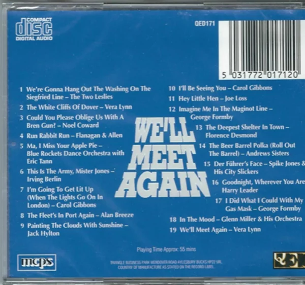 We'll Meet Again Various CD Top-quality Free UK shipping