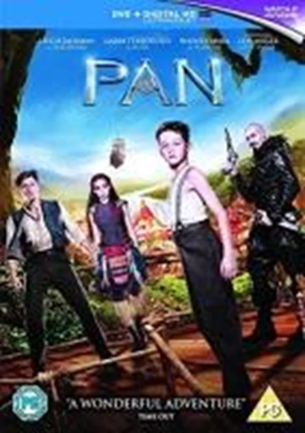 Pan Hugh Jackman 2016 DVD Top-quality Free UK shipping