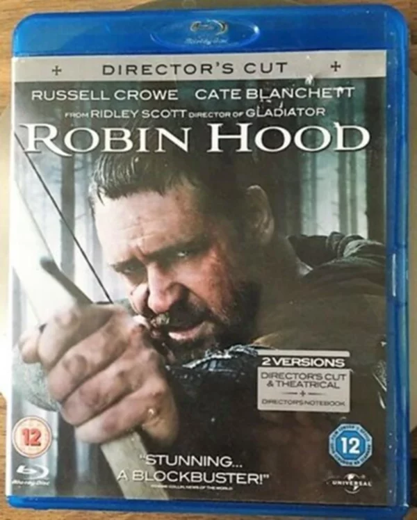 Robin Hood Mark Strong 2010 Blu-ray Top-quality Free UK shipping