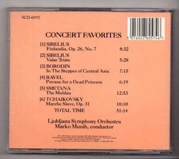 concert favorites Various 1989 CD Top-quality Free UK shipping