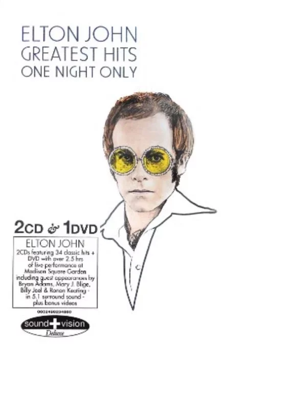 Greatest Hits/One Night Only Elton John 2005 DVD Top-quality Free UK shipping