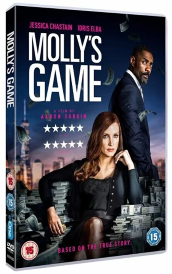 Molly's Game Jessica Chastain 2017 DVD Top-quality Free UK shipping