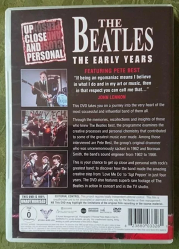 Up Close & Personal The Beatles 2003 DVD Top-quality Free UK shipping