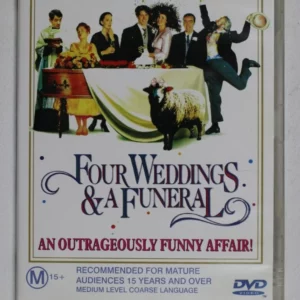 Four Weddings And A Funeral Hugh Grant DVD Top-quality Free UK shipping