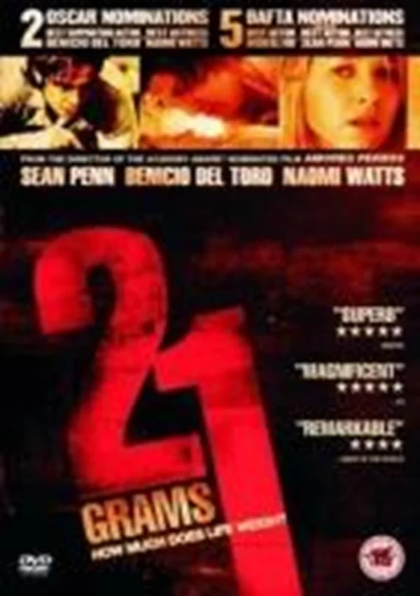 21 Grams Sean Penn 2004 DVD Top-quality Free UK shipping