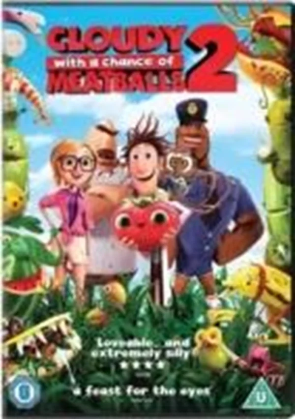 Cloudy with a Chance of Meatballs 2 Anna Faris 2014 DVD Top-quality