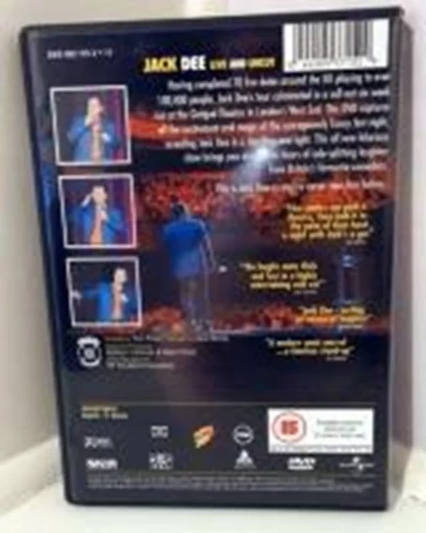 Jack Dee: Live And Uncut Jack Dee 1999 DVD Top-quality Free UK shipping