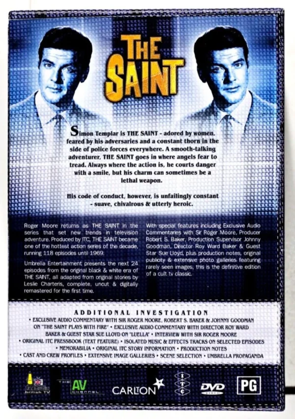 The Saint Set 2 DVD Top-quality Free UK shipping