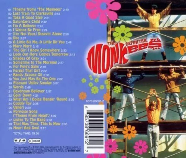 The Definitive Monkees The Monkees 2005 CD Top-quality Free UK shipping