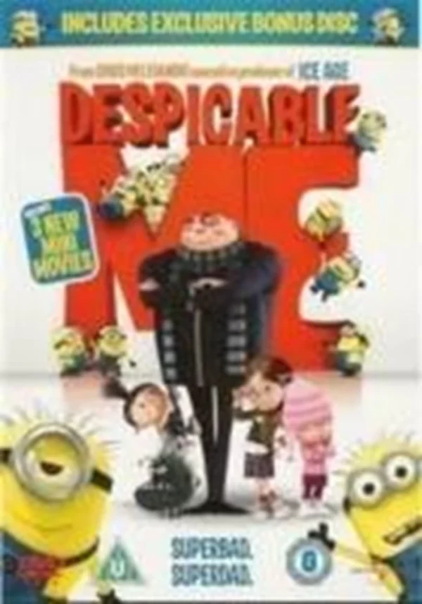 Despicable me Steve Carell 2011 DVD Top-quality Free UK shipping