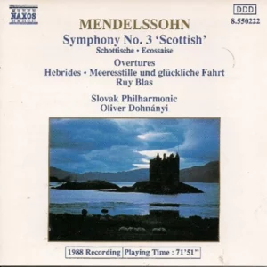 Symphony No. 3 "Scottish" various 1988 CD Top-quality Free UK shipping