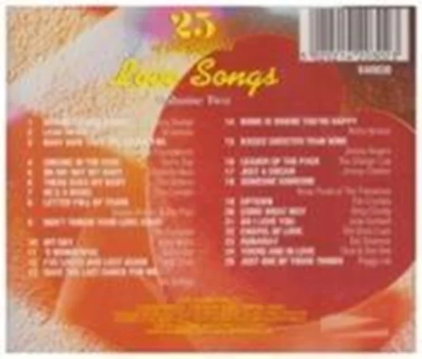 25 Of The Greatest Love Songs Vol. 2 Various 1 CD Top-quality Free UK shipping