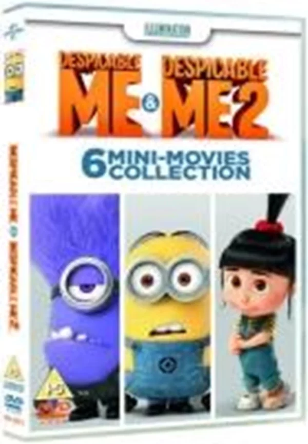 Despicable Me - 6 Mini-Movies Collection Steve Carell 2014 DVD Top-quality