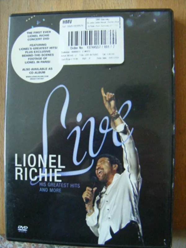 Lionel Richie: Live In Paris 602517451667 2007 DVD Top-quality Free UK shipping