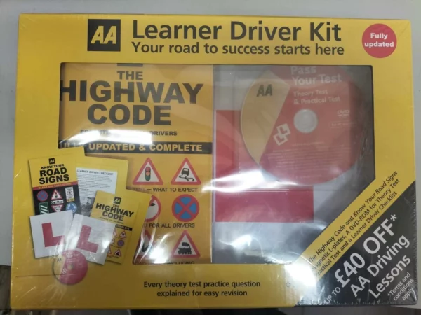 AA Learner Driver Kit 2016 DVD Top-quality Free UK shipping