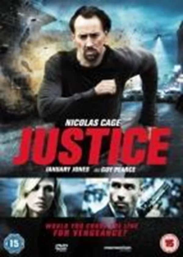 Justice Nicolas Cage 2012 DVD Top-quality Free UK shipping