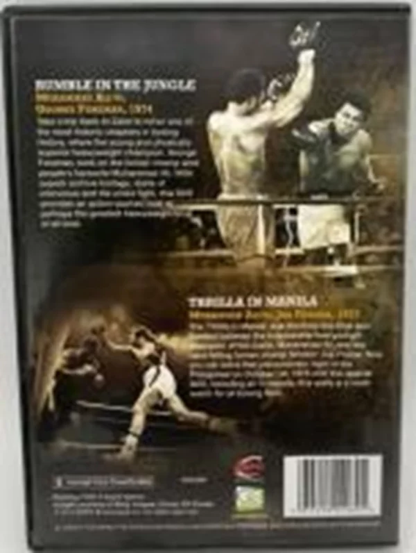 Rumble In The Jungle & Thrilla In Manilla MUHAMMAD ALI 2010 DVD Top-quality