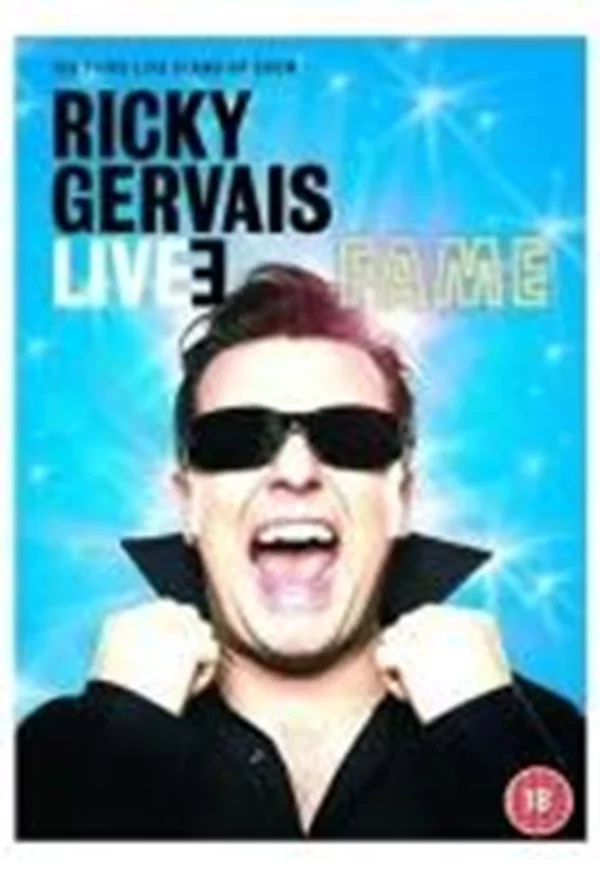 Ricky Gervais Live 3 - Fame Ricky Gervais 2007 DVD Top-quality Free UK shipping