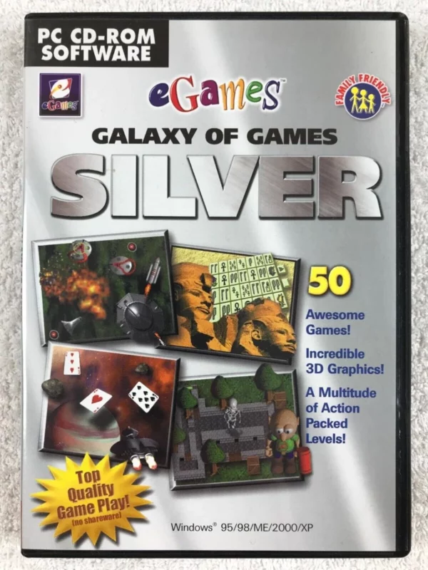 Galaxy of Games Silver Windows 98 1998 Top-quality Free UK shipping