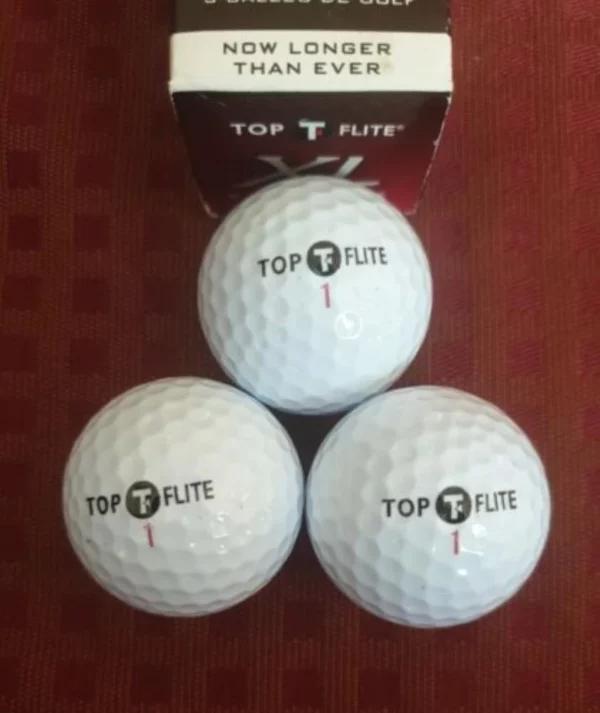 6 x Top Flite XL Distance Golf Balls - 2 Boxes Of 3 - Afterburner Core - Unused