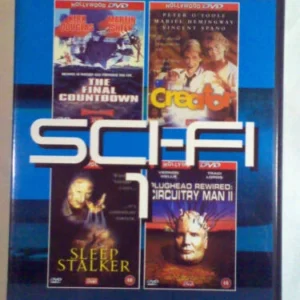 SCI-FI 1 The final Countdown, Creator, Sleep Stalker, Plughead 2 Kirk Douglas